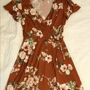 BCX Floral Tie dress